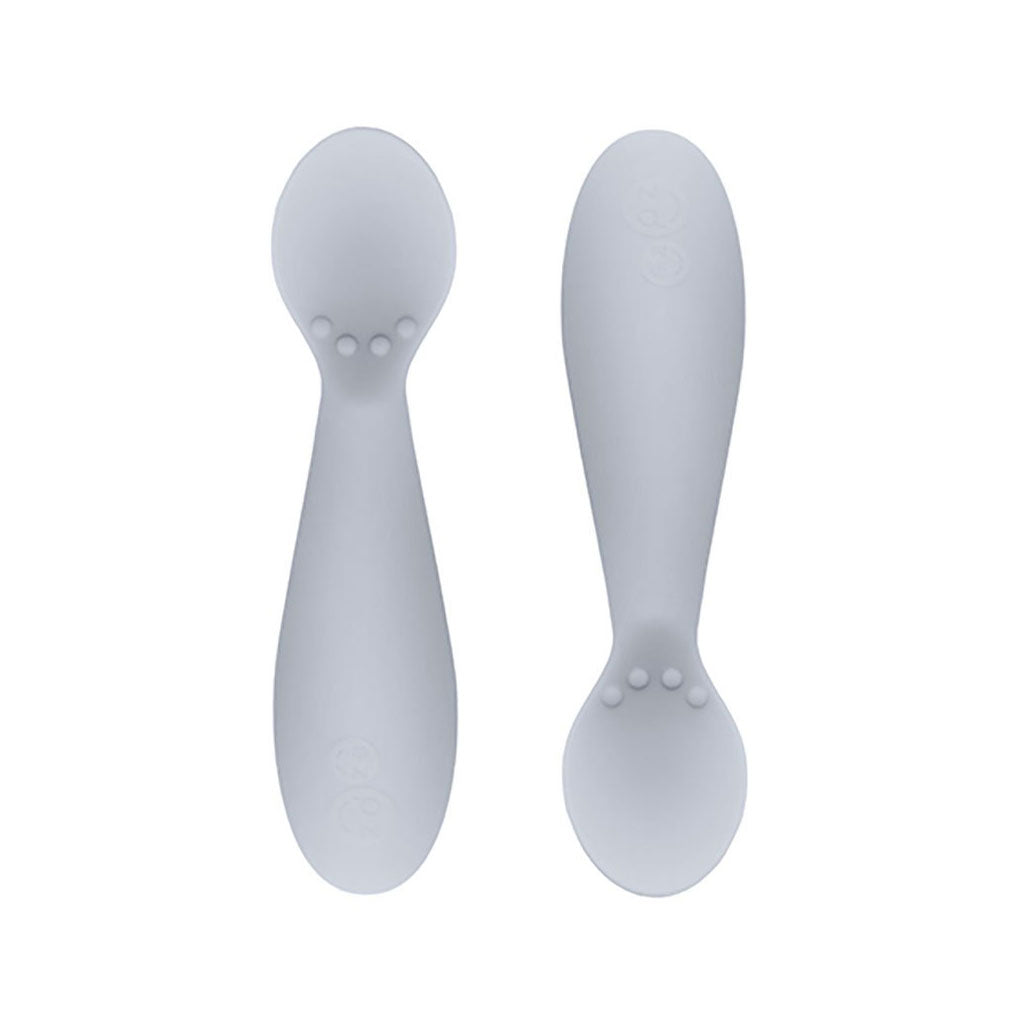 EzPz Tiny Spoons -2pk (Pewter) – Bebeco