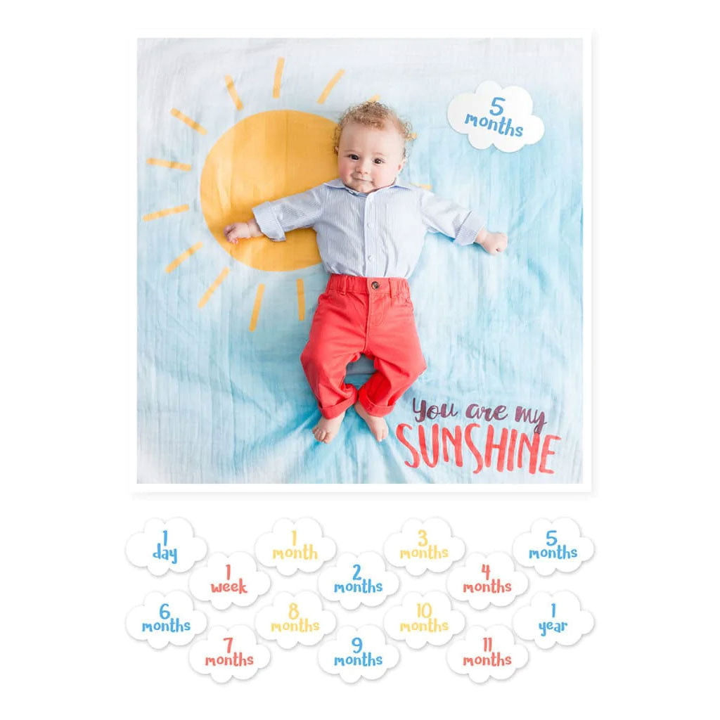 Lulujo hot sale milestone blanket