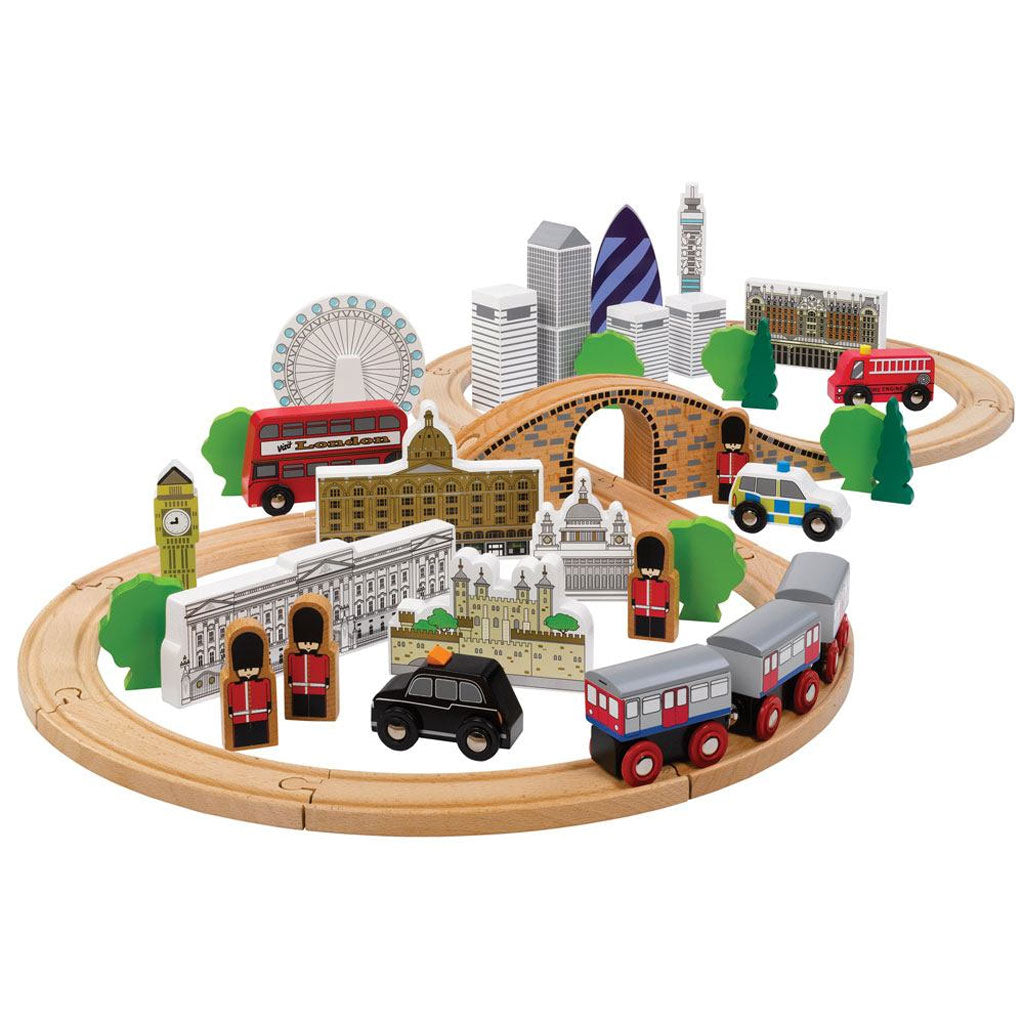 Train set hot sale buildings