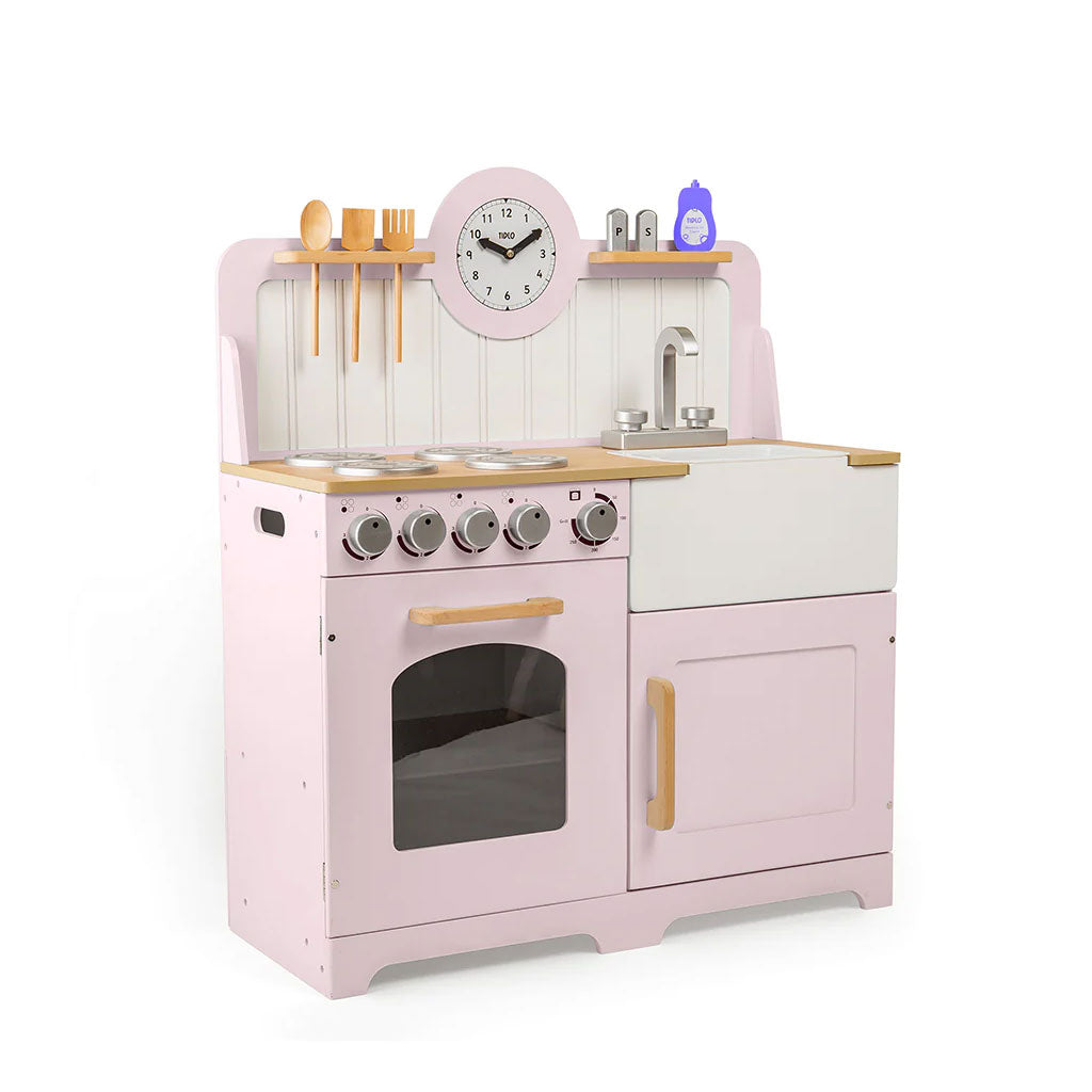 Pink kids kitchen on sale