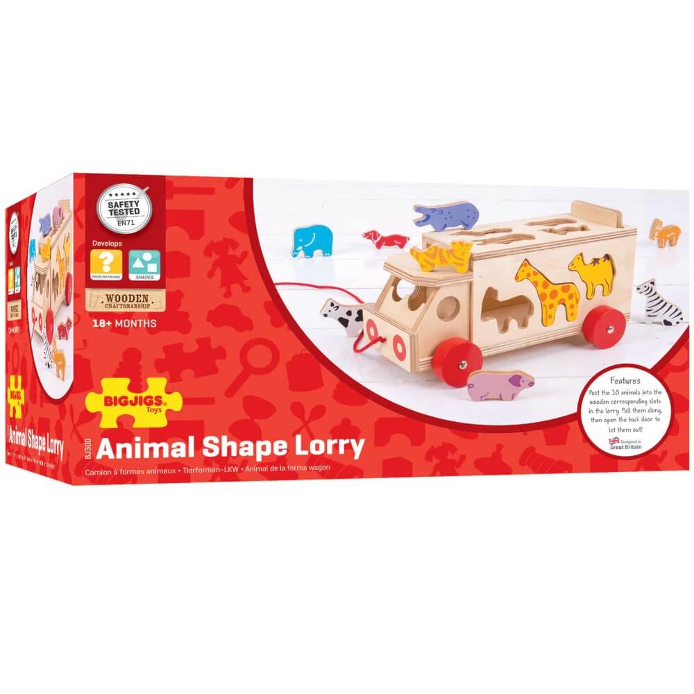 Bigjigs Animal Shape Lorry