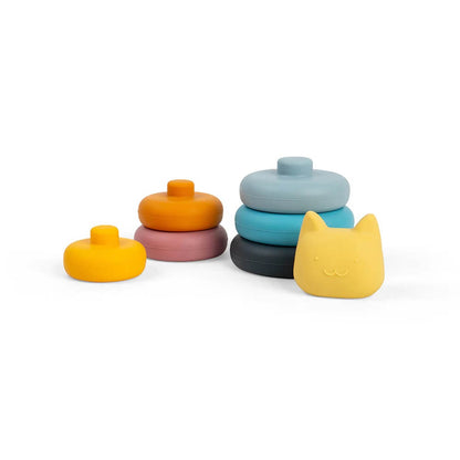 Bigjigs Simply Scandi Silicone Stacking Cat