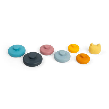 Bigjigs Simply Scandi Silicone Stacking Cat