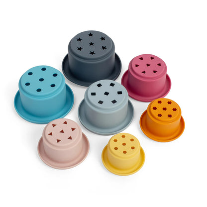 Bigjigs Simply Scandi Silicone Stacking Cups