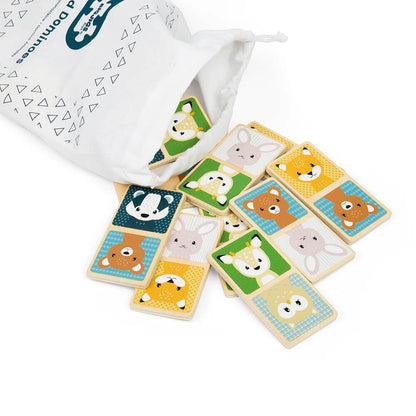 Bigjigs Simply Scandi Woodland Animal Dominoes