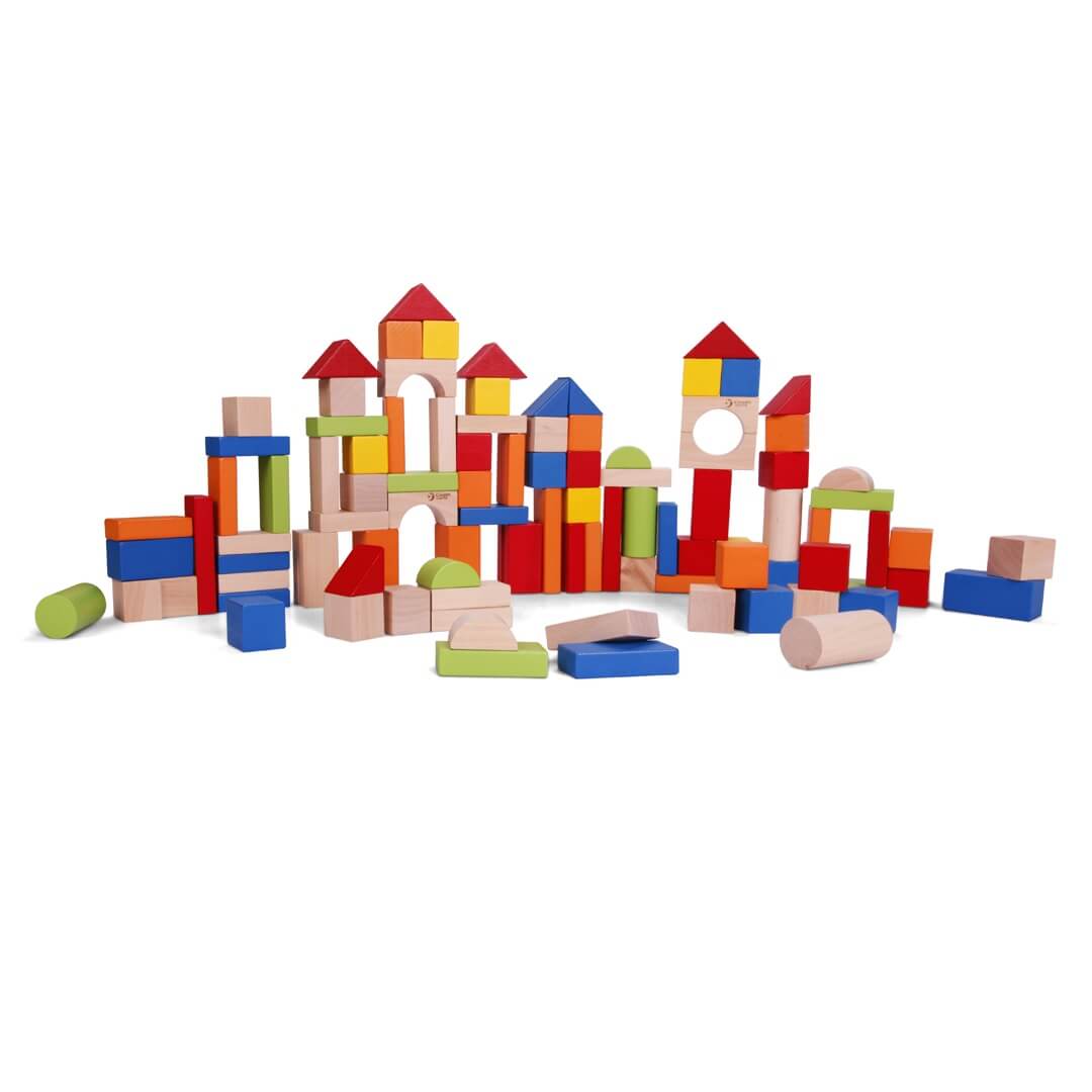 These traditional and brightly coloured wooden shape blocks are a key part of any child’s early learning and development.
