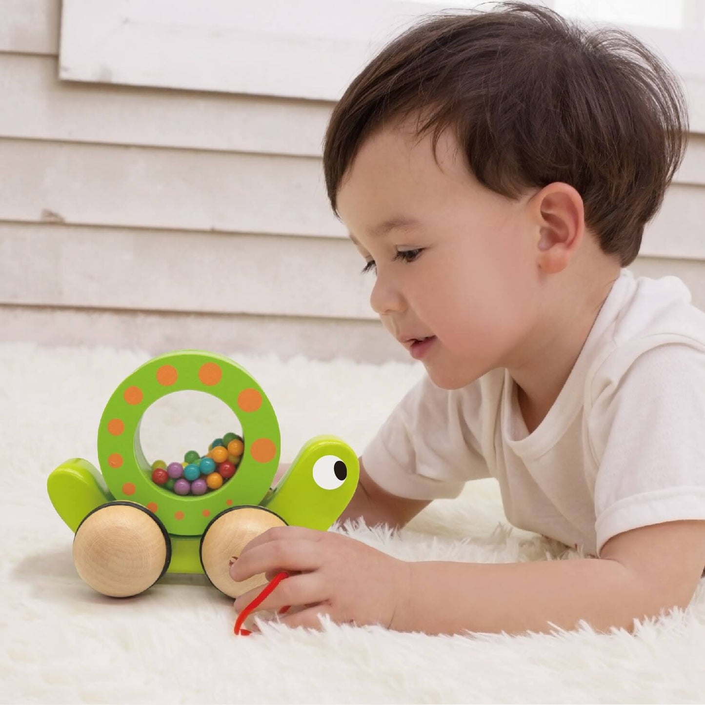 Classic World Pull Snail & Rattle