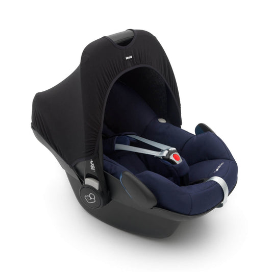 The Dooky Car Seat Hoody protects your little one from UV, wind, light, cold, noise and light rain – whilst making your car seat and travel system look great!