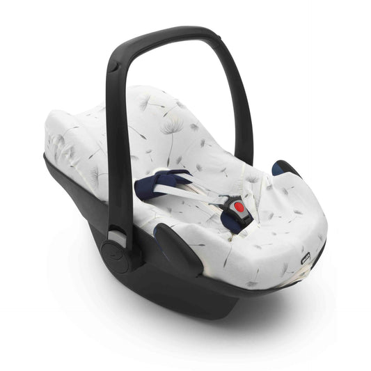 Make your baby's car seat stylish and fresh in seconds with the Dooky Car Seat Cover. It offers a soft, comfortable ride, keeps your baby cool, and protects the seat. Easily removable and washable for quick clean-ups and a new look!