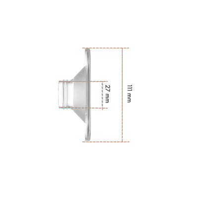 Dimensions of the 27mm Fraupow Flange.