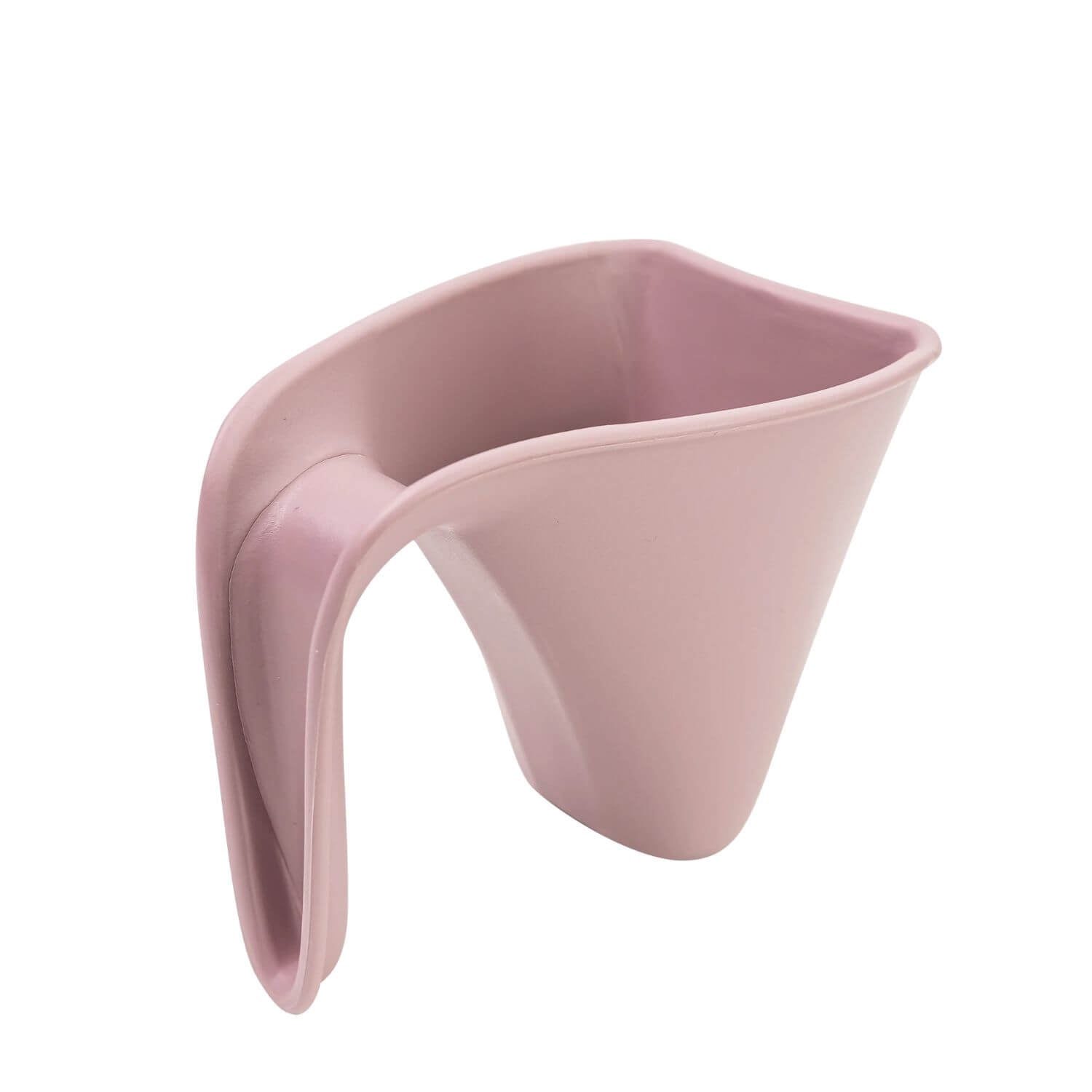 Pink Shnuggle Washy bath jug with a wide, gentle spout and ergonomic handle, designed for easy rinsing during baby’s bath time.