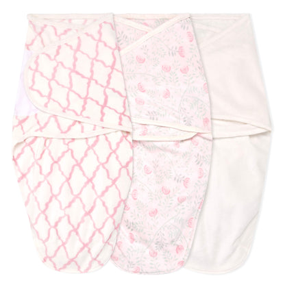 Breathable and snuggly soft, the aden + anais™ essentials 100% cotton muslin baby swaddle blanket ensures little ones' comfort and parents' peace of mind. Pack of 3 velboa swaddle wraps that are generously sized, which not only makes it easier to swaddle with it, but it also makes it incredibly versatile.