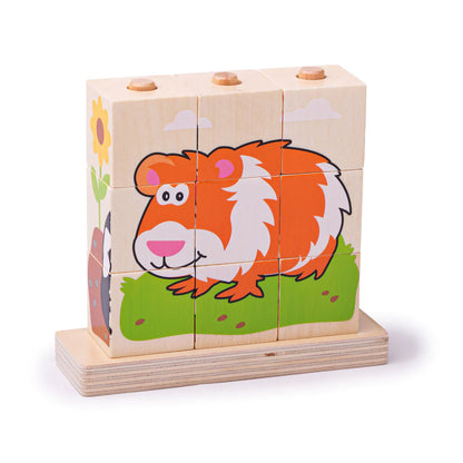 Bigjigs Stacking Blocks (Pets)