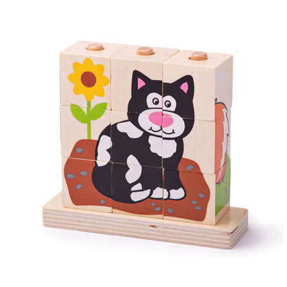 Bigjigs Stacking Blocks (Pets)