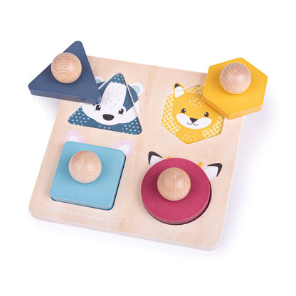 Bigjigs Simply Scandi Woodlands Animal Shape Puzzle