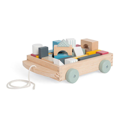 Bigjigs Simply Scandi Brick Cart