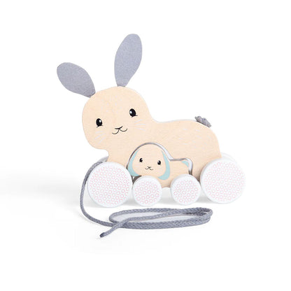 Bigjigs Simply Scandi Pull Along Bunny & Baby