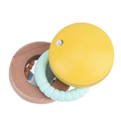 Classic World Baby Rattle, includes little mirror for self recognition. Helps stimulate little ones senses and helps with teething