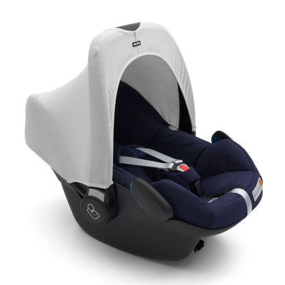 The Dooky Car Seat Hoody protects your little one from UV, wind, light, cold, noise and light rain – whilst making your car seat and travel system look great!