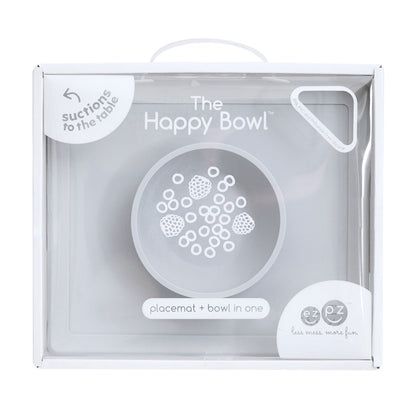 EzPz Happy Bowl (Pewter)