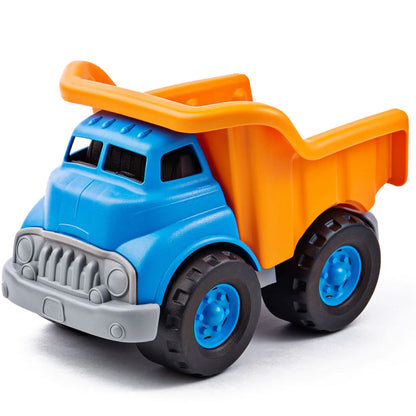 Need help hauling a big load while helping save the planet? The Green Toys Dump Truck is ready to get working. Made from 100% recycled plastic milk containers, this really is the most energy efficient vehicle on this or any planet. The super cool eco-design has a workable dumper and no metal axles.